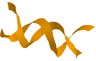 cro DNA operator ribbon diagram